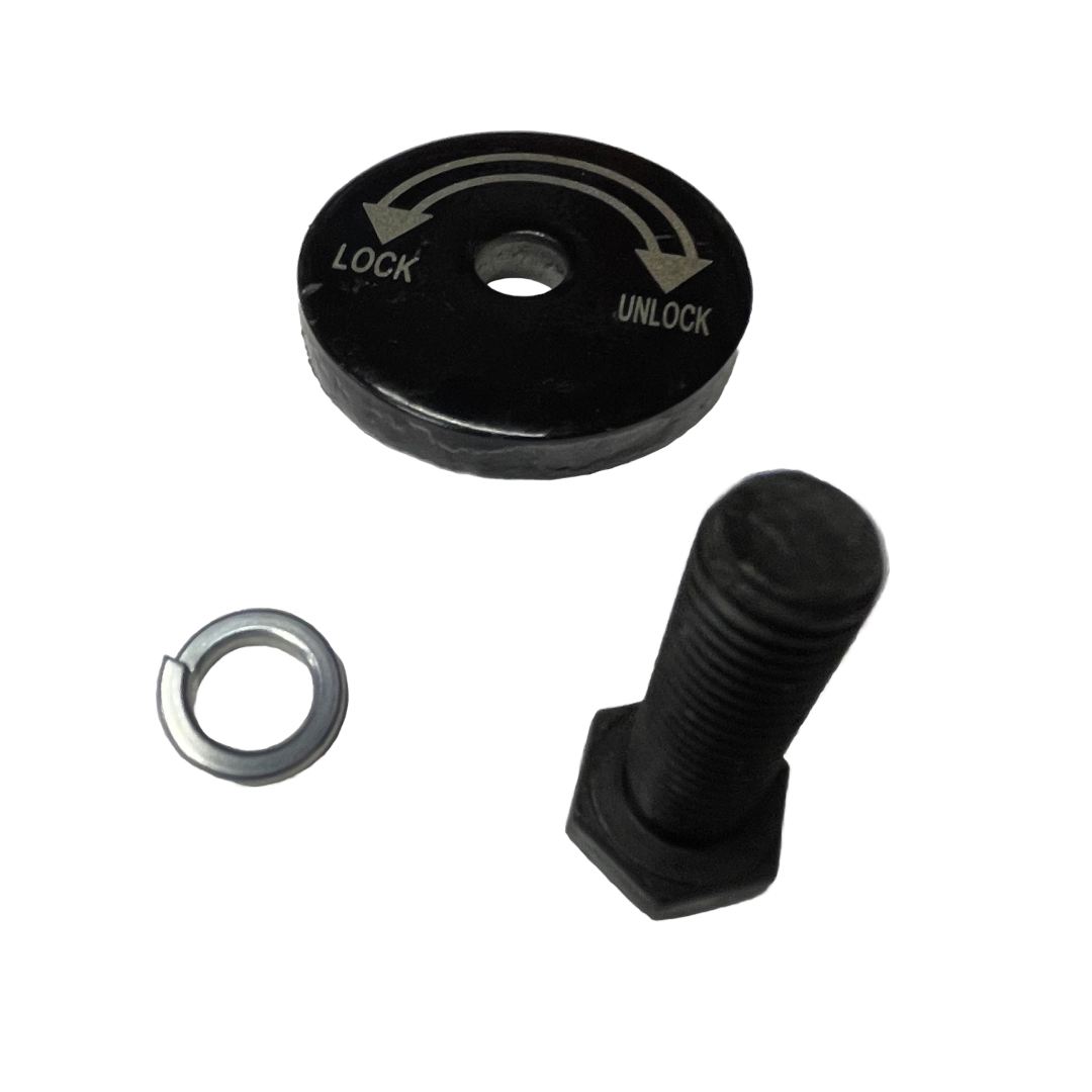 Order a A replacement set comprised of a bolt, spring washer and flat washer for the Beaver blade barrel.